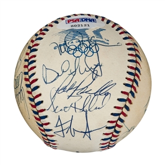 1984 USA Olympic Baseball Team Signed Baseball (PSA/DNA)